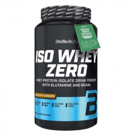 BioTechUSA Iso Whey Zero (mogyoró) tejsavó fehérjepor 908g