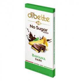 Nas töltött étcsokoládé - banán 80g