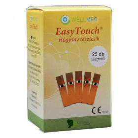 Wellmed Easy Touch húgysav tesztcsík 25db