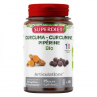 Superdiet Kurkuma Feketebors kapszula 45db 