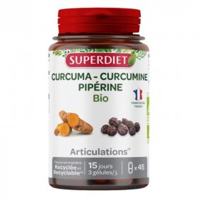 Superdiet Kurkuma Feketebors kapszula 45db