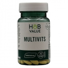H&B Value Multivitamin Vegetáriánus tabletta 30db 