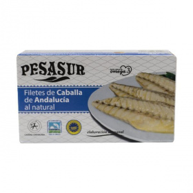 Pesasur makréla filé sós vízben, dobozban 120g