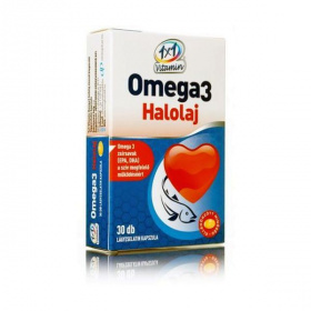 1x1 Vitamin Omega3 Halolaj étrend-kiegészítő lágyzselatin kapszula 30db