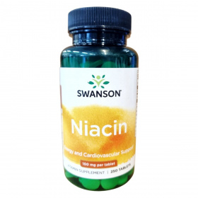 Swanson Niacin (B3-vitamin) tabletta 250db