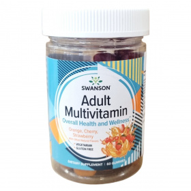 Swanson Adult multivitamin komplex felnőtt gumivitamin 60db
