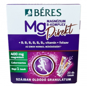 Béres Magnézium B-komplex direkt szájban oldódó granulátum 20db