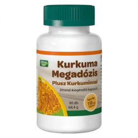 Zöldvér Kurkuma Megadózis plusz kurkuminnal kapszula 90db