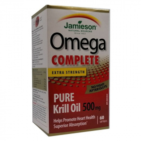 Jamieson Omega Complete Super Krill 500mg lágyzselatin kapszula 60db