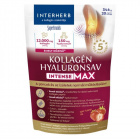 Interherb Kollagén Hyaluronsav Intense-Max porcépítő italpor - eper ízű 346g 