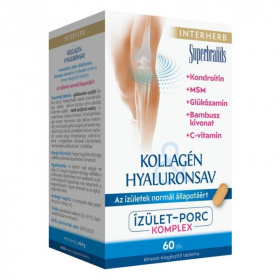 Interherb Kollagén Hyaluronsav tabletta - ízület, porc komplex 60db