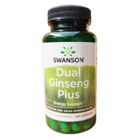 Swanson Dual ginseng plus komplex kapszula 60db