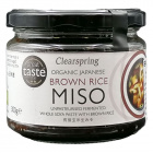 Clearspring bio miso barnarizsből üveges 300g 