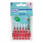 Tepe Extra soft fogköztisztító kefék 0,5mm piros, 6db 