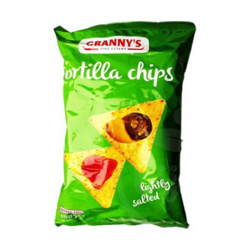 Granny's gluténmentes enyhén sós tortilla chips 150g