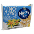 Happy fit vaníliás ostyaszelet hozzáadott cukor nélkül 95g 