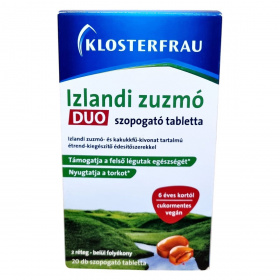 Klosterfrau izlandi zuzmó Duo szopogató tabletta 20db